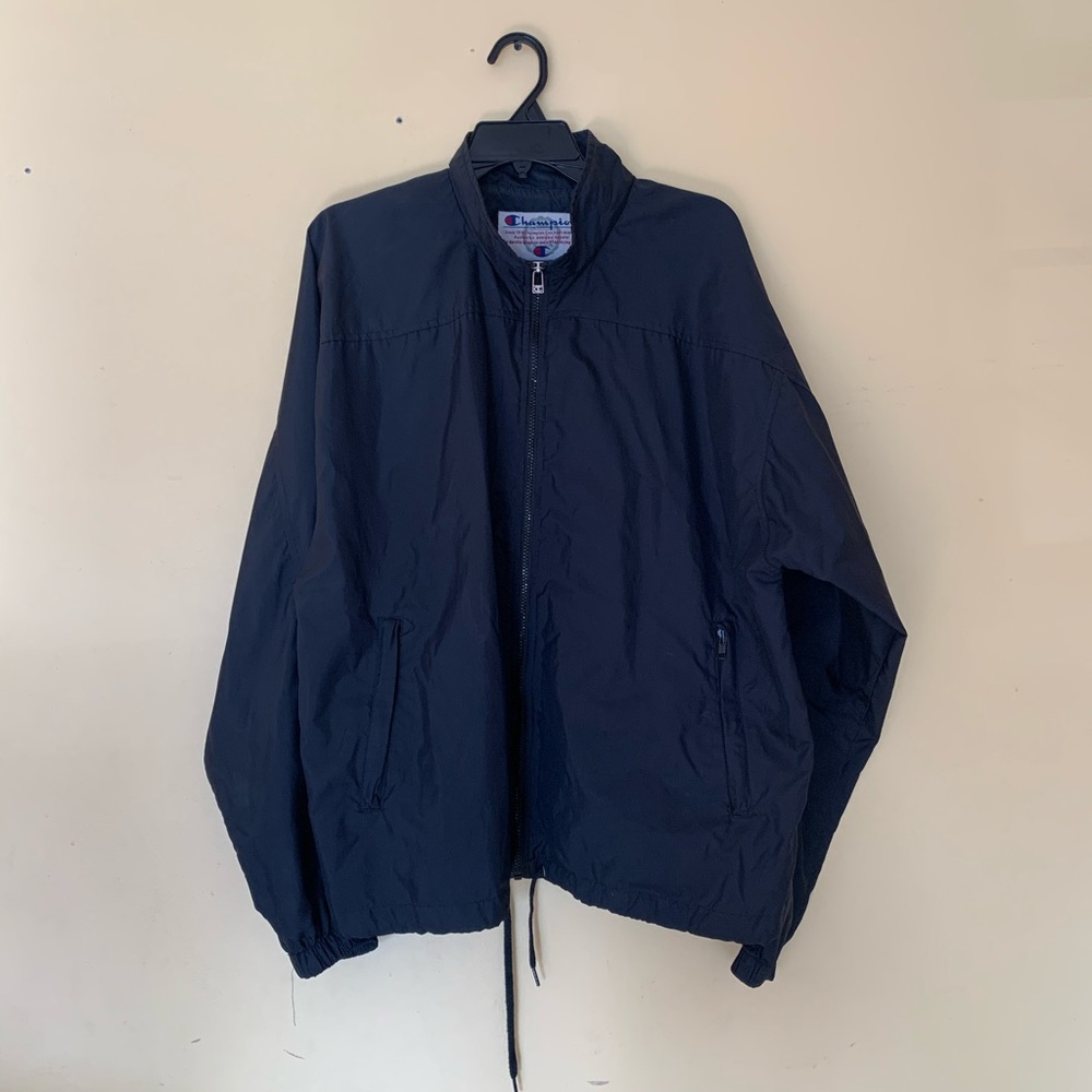 champion zip up jacket size LARGE